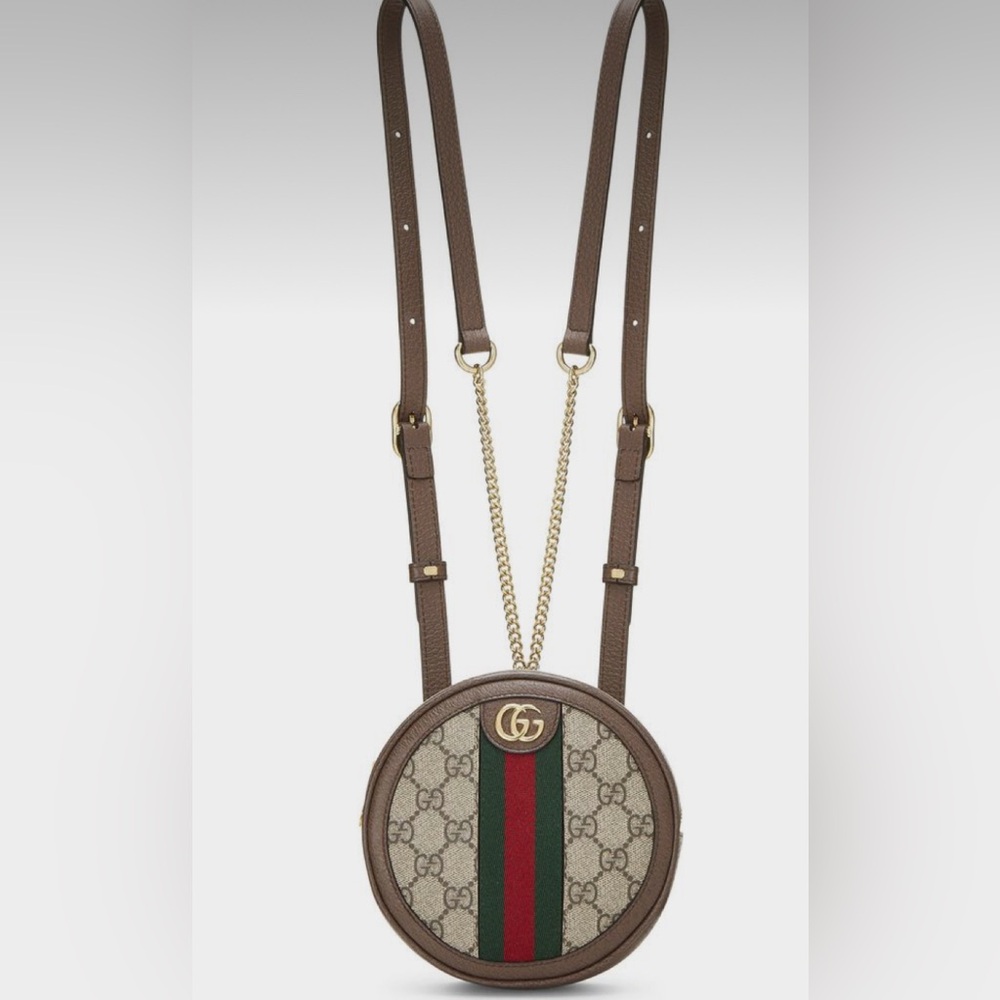 🌟 Rare Gucci Ophidia Round GG Mini Backpack